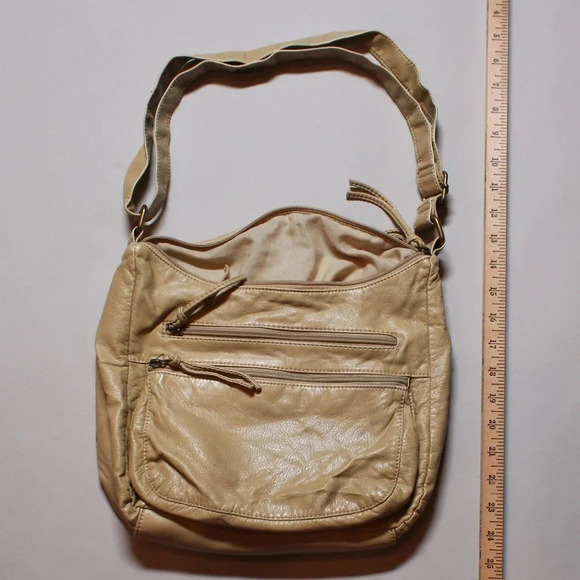 Creamy Gold Bueno Shoulder Purse - Picture 7 of 9